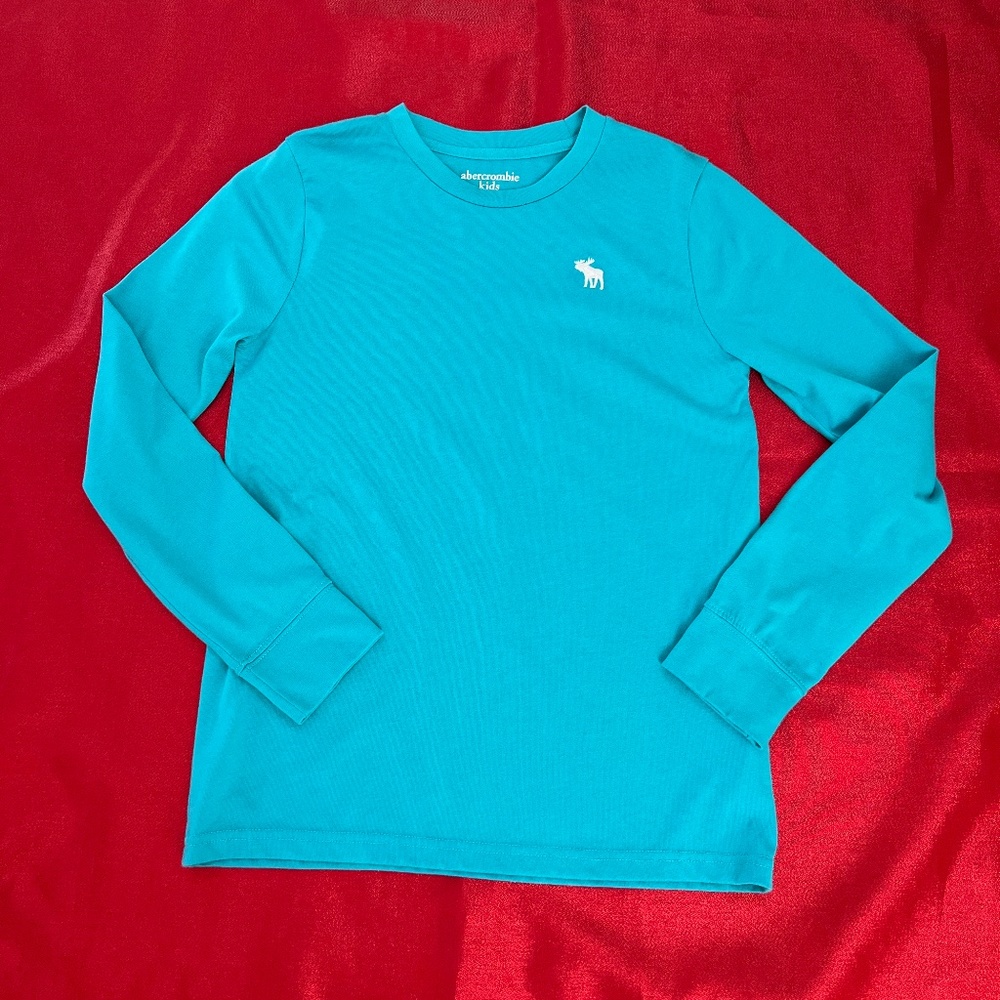 👀 Abercrombie Long Sleeve T-shirt in Blue/Turquoise 👀